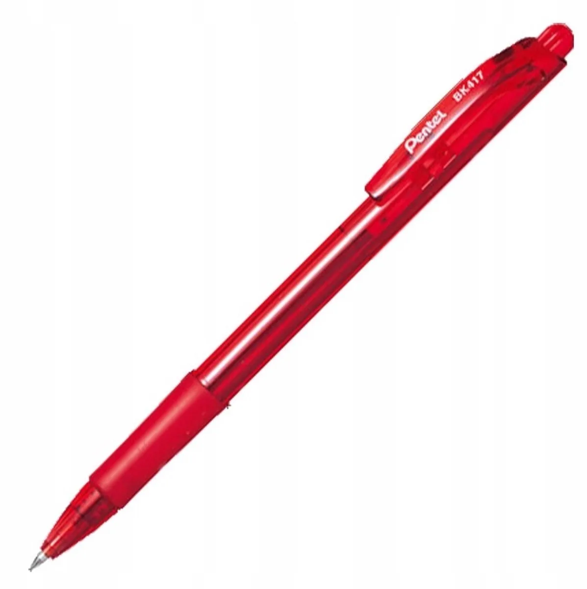 BK417 Rode Automatische Pen - Comfortabel en duurzaam van Pentel in Rood – productfoto