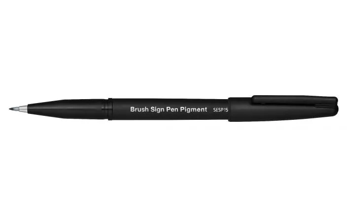Brushpen Pentel SESP15-SPX Sign sepia van Pentel – productfoto