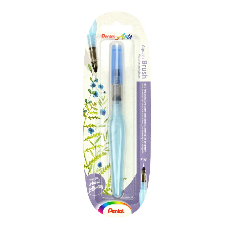 Brushpen pentel xfrh/1 aquash f | 12 stuks de Pentel – photo produit