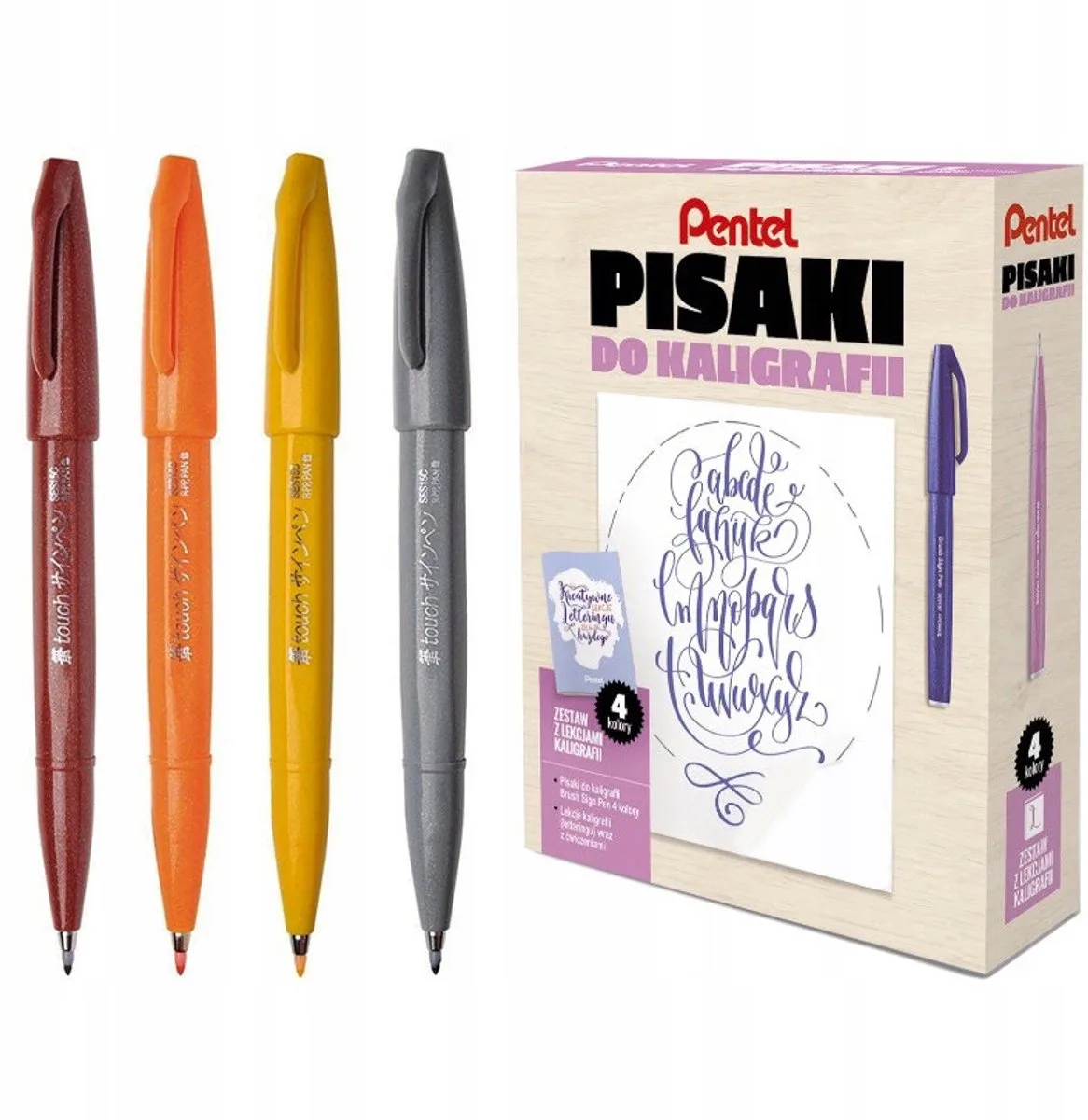EFGN Lettering & Kalligrafie Set - Leer Handlettering de Pentel en Multicolore – photo produit