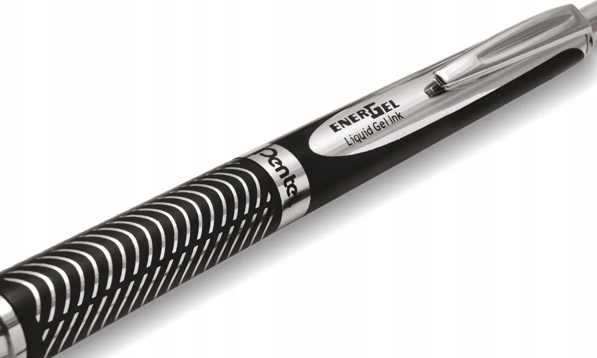 EnerGel BL407 zwarte aluminium balpen, 0,7 mm de Pentel – photo produit