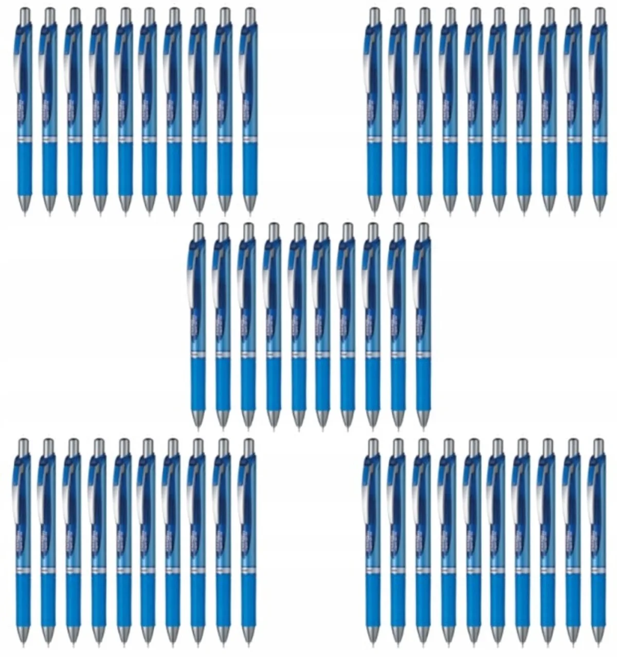EnerGel BLN75 Gel Pen 0.5mm - 50 Stuks von Pentel in Blau – Produktfoto