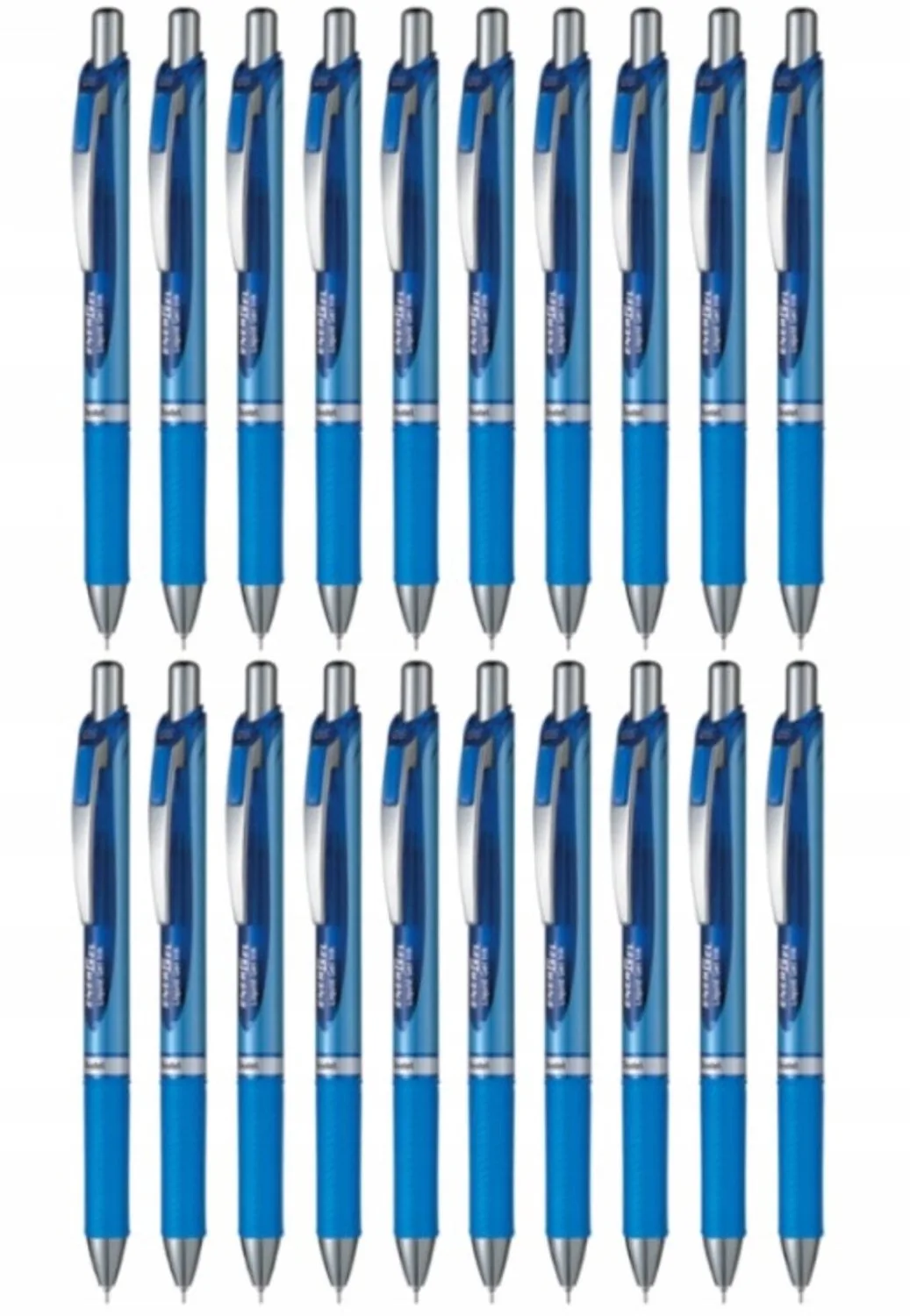 EnerGel BLN75 Gel Pen 0.5mm - Set van 20 von Pentel in Blau – Produktfoto