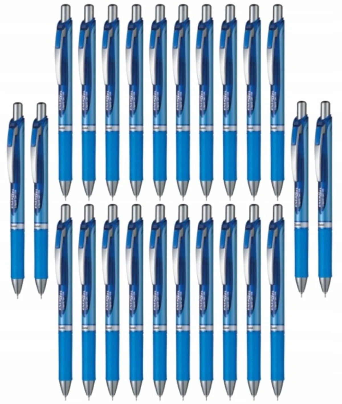 EnerGel BLN75 Gel Pen 0.5mm - Set van 24 de Pentel en Bleu – photo produit