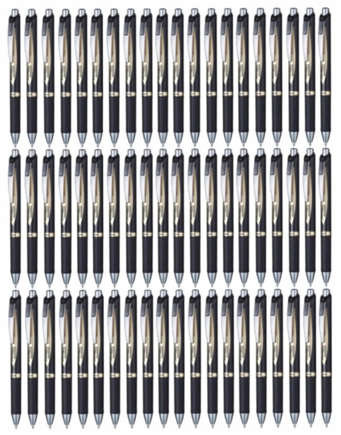 EnerGel BLP75 Gelpen - Set van 60 Stuks fra Pentel i Sort – produktbillede