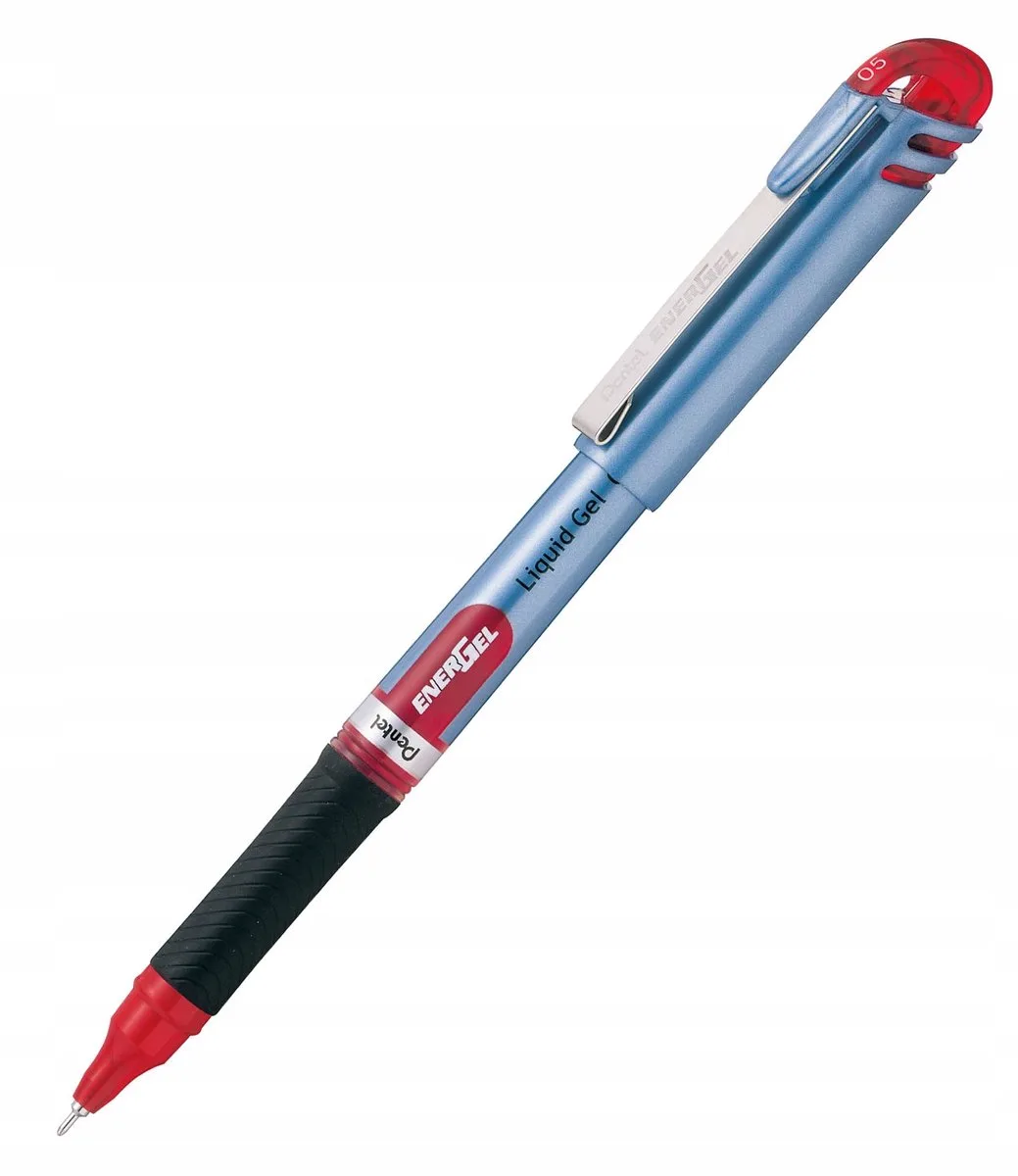 EnerGel Gel Pen 0.5mm - Vloeiende Gelinkt, Sneldrogend fra Pentel i Rød – produktbillede