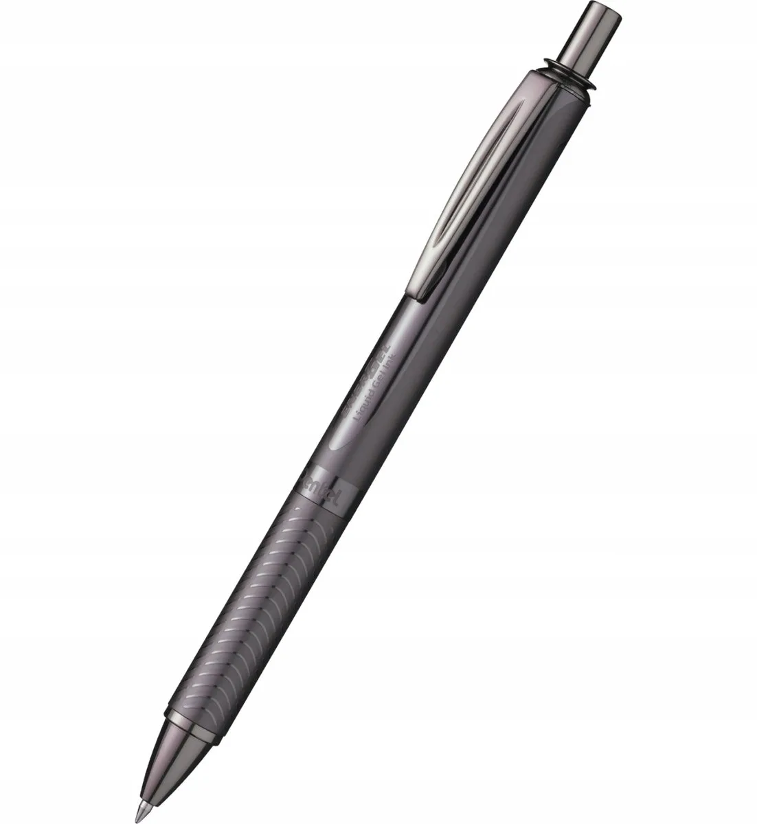 EnerGel Sterling Rollerball Pen 0,7 mm Zwart von Pentel in Metaal – Produktfoto