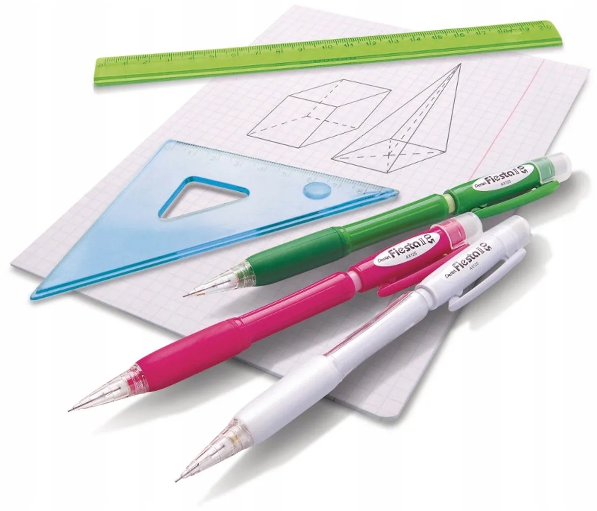 Fiesta AX125 Automaat Potlood 0.5mm de Pentel en Levendige Kleuren – photo produit