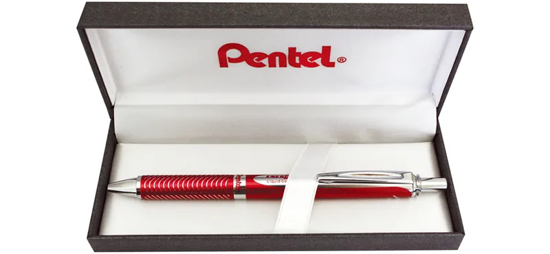 Gel-Tintenroller EnerGel Sterling BL407, blau von Pentel – Produktfoto