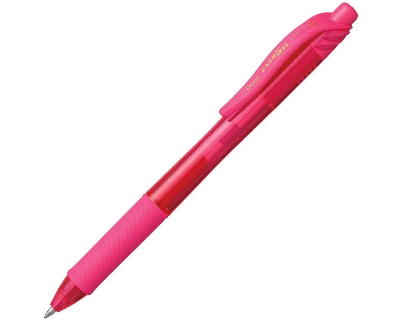 Gelschreiber Energel BL 107, mit Druckmechanik fra Pentel i Lyserød – produktbillede