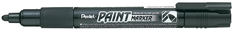 Lackmarker PAINT MARKER MMP20, schwarz von Pentel – Produktfoto