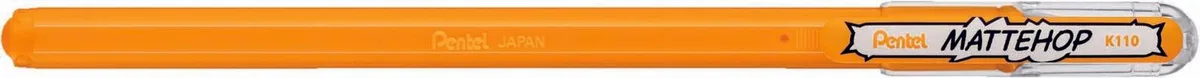 Mattehop Gelschreiber 0.5 mm, Schreibfarbe: Gelb från Pentel – produktbild
