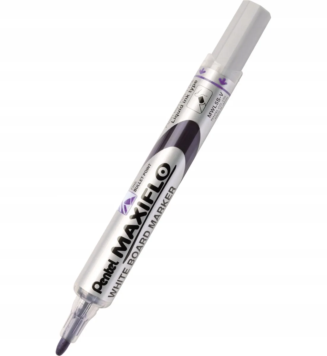 Maxiflo MWL5S whiteboardmarker - Paars van Pentel in Paars – productfoto