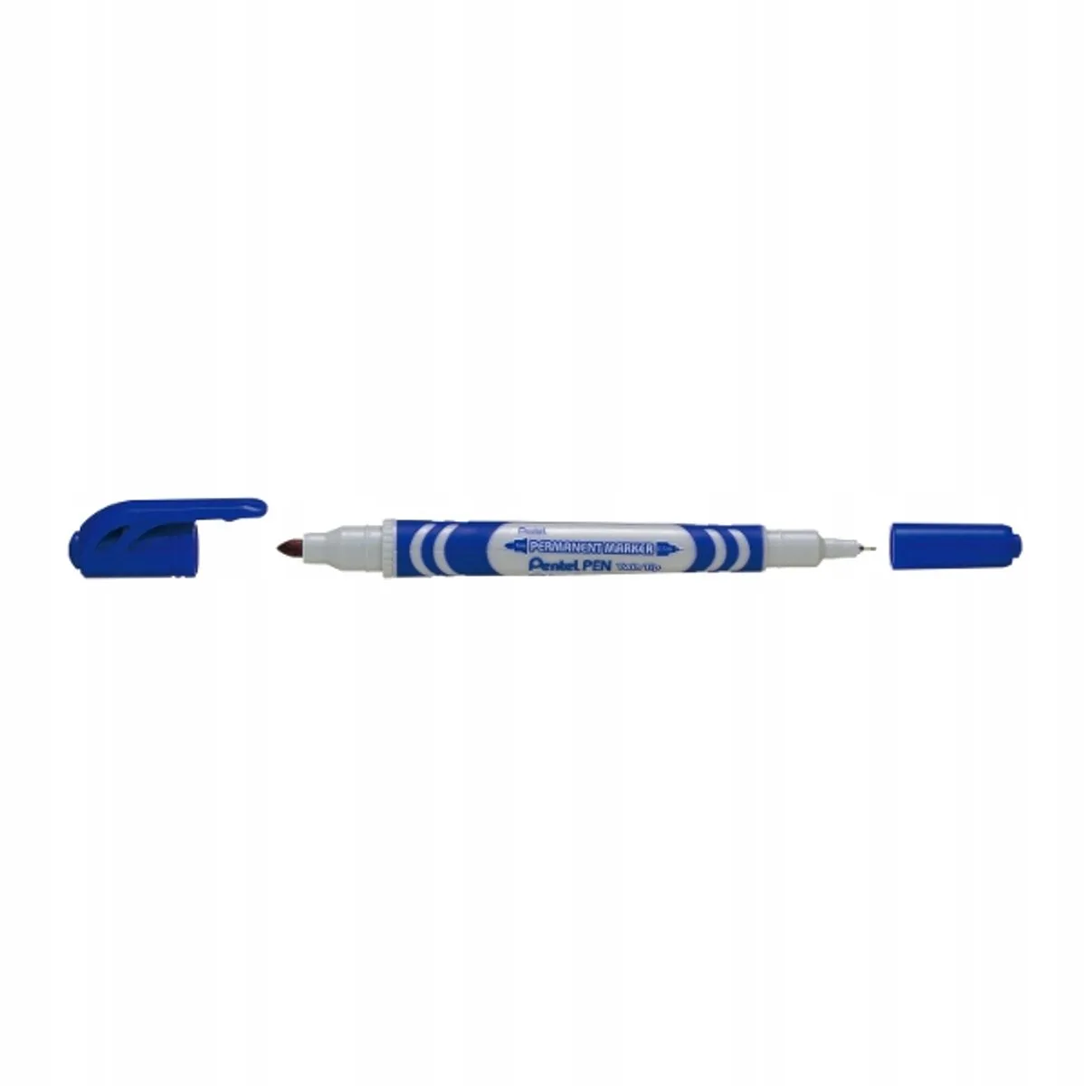 N65W-C Blauwe Dubbelzijdige Marker - Permanent & Folie från Pentel i Blå – produktbild