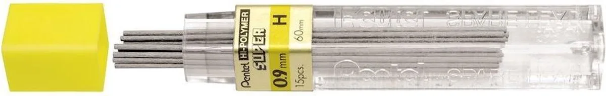 Pentel 0.9mm potloodvulling H tbv vulpotloden von Pentel in Grafiet – Produktfoto