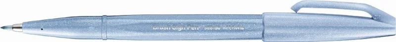 PentelArts Faserschreiber Brush Sign Pen SES15, blaugrau von Pentel – Produktfoto