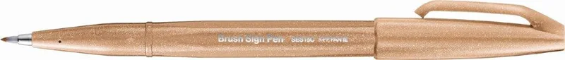 PentelArts Faserschreiber Brush Sign Pen SES15, hellbraun van Pentel – productfoto