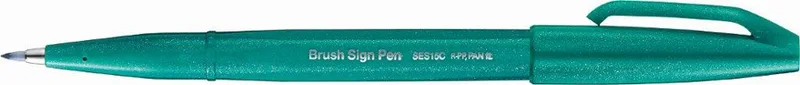 PentelArts Faserschreiber Brush Sign Pen SES15, türkis von Pentel – Produktfoto