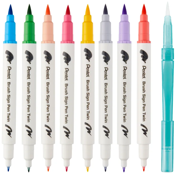 PentelArts Pinselstift Brush Sign Pen Twin , Manga by Pentel – product photo