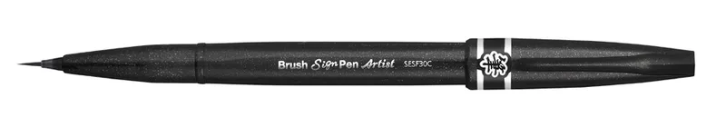 PentelArts Pinselstift Sign Pen Artist, schwarz fra Pentel – produktbillede
