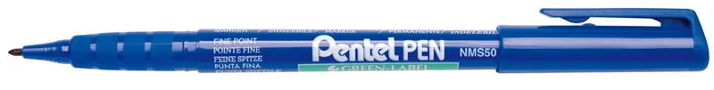 Permanent-Marker GREEN-LABEL NMS50, blau von Pentel – Produktfoto