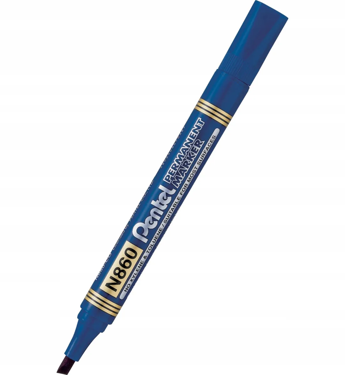 Permanente Marker - Kwaliteit voor Kantoor & Creatief van Pentel in Blauw – productfoto