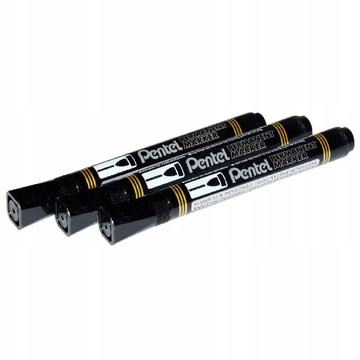 Permanente Marker Waterdicht - 3 Stuks de Pentel en Noir – photo produit