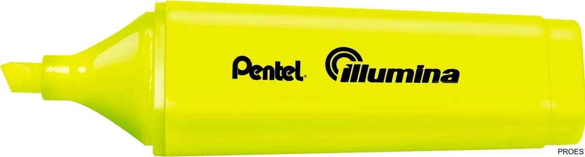 Platte Markeerstift SL60-G - 5mm Punt de Pentel en Jaune – photo produit