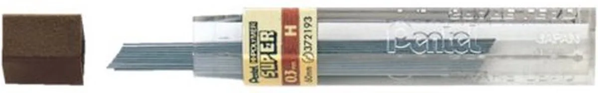 Potloodstift Pentel 0.3mm per koker H de Pentel en Noir – photo produit