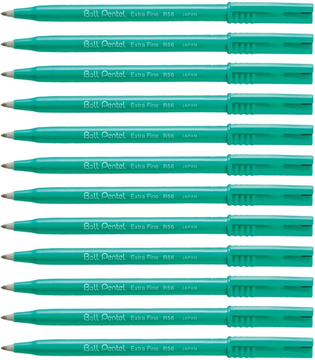 Rollerpen Pentel R56 0.3mm - 12 stuks de Pentel en Noir – photo produit