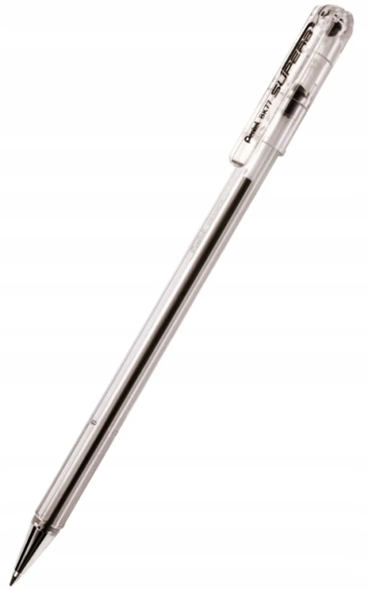 SuperB BK77 Balpen 0.7mm - Vloeiend Schrijven van Pentel in Zwart – productfoto
