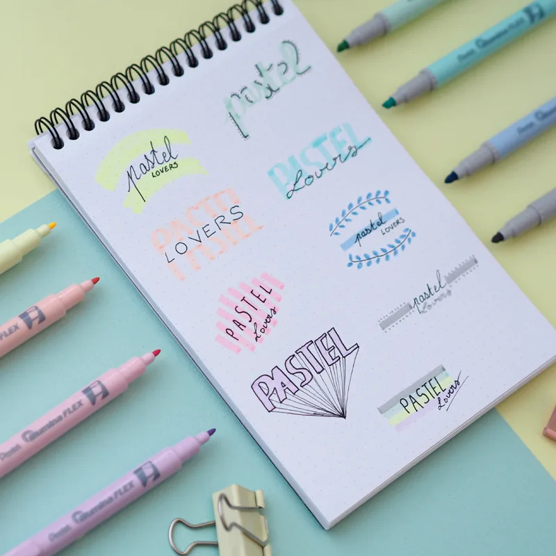 Textmarker Illumina Flex Pastel, pastellblau från Pentel – produktbild