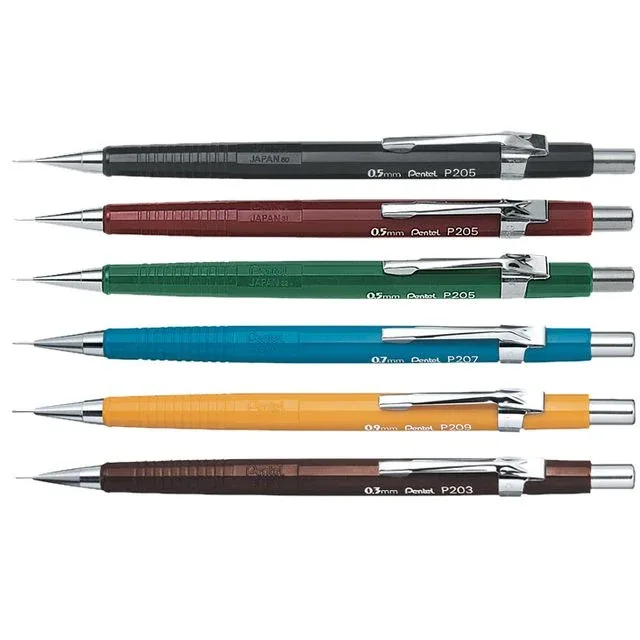 Vulpotlood pentel p203 2b 0.3mm bruin | 12 stuks by Pentel – product photo