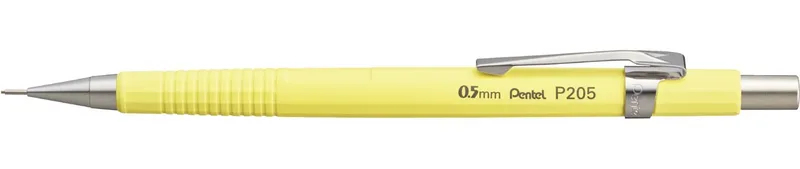 vulpotlood voor potloodstiften: 0,5 mm, pastel gele houder de Pentel – photo produit