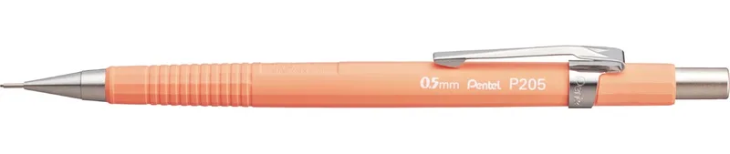 vulpotlood voor potloodstiften: 0,5 mm, pastel oranje houder by Pentel – product photo