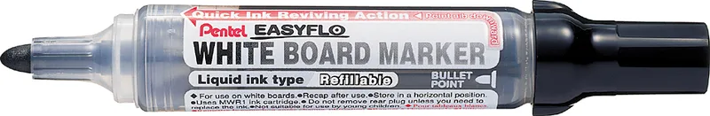 Whiteboard-Marker EASYFLO MW50M, Rundspitze, grün von Pentel – Produktfoto