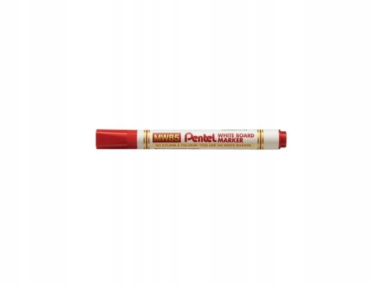 Whiteboard Marker - Sneldrogend en uitwisbaar van Pentel in Rood – productfoto