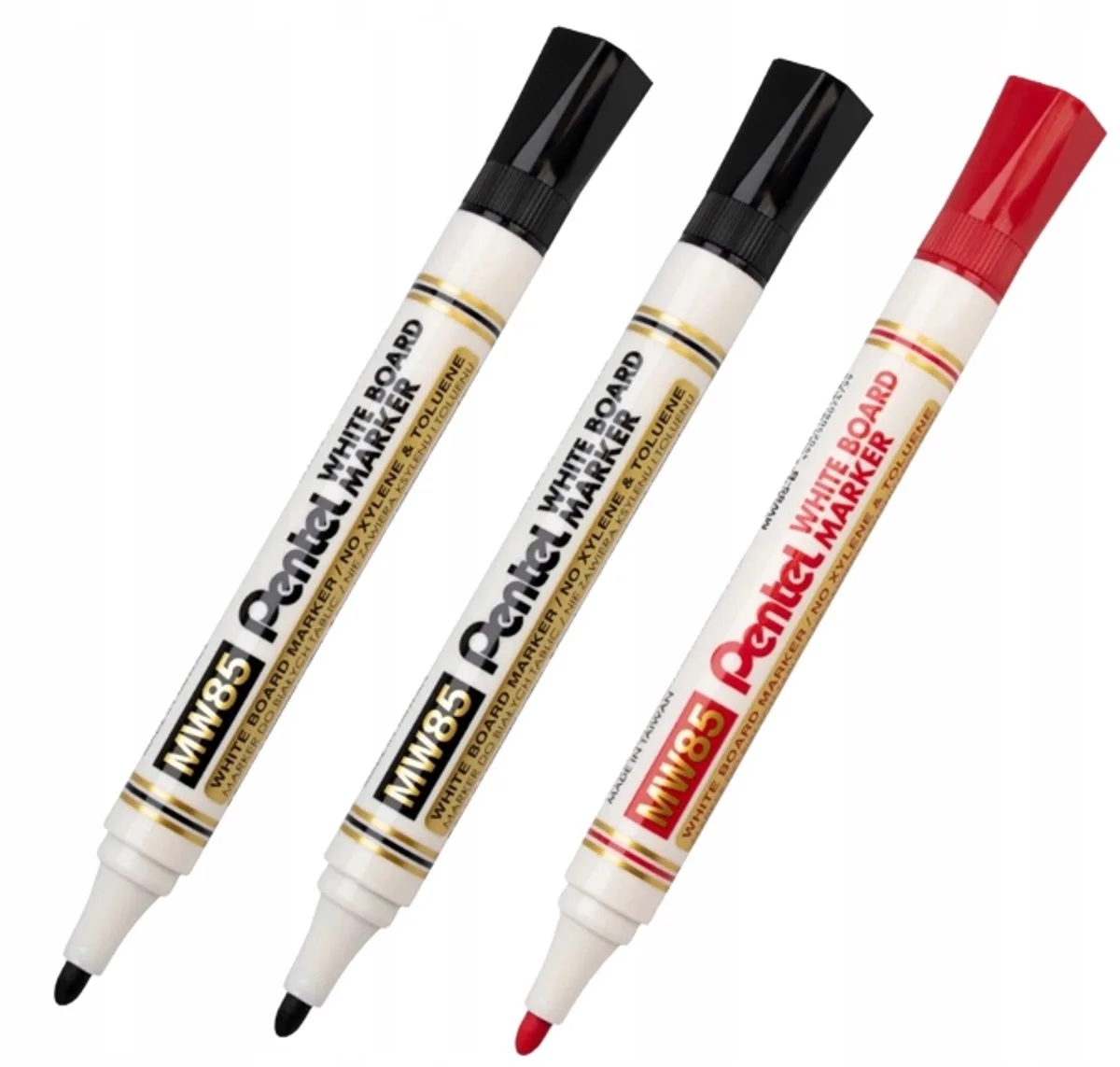 Whiteboard Markers - 3 Stuks från Pentel i Svart – produktbild