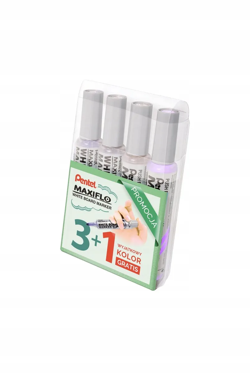 Whiteboard Markers Set - 4 Stuks - Schoolbord van Pentel in Meerkleurig – productfoto