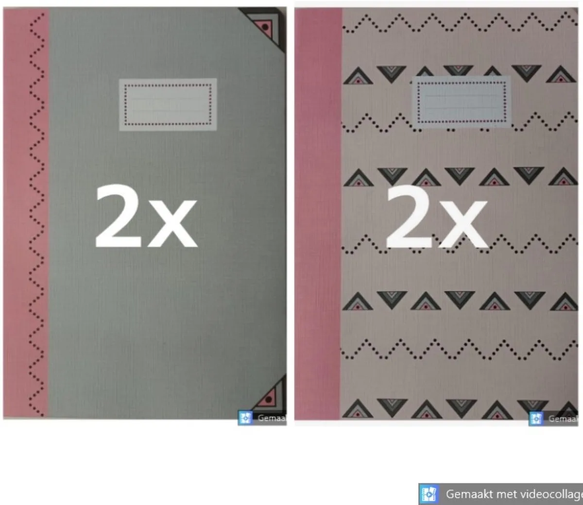 4 Schriften - A4 210x297mm - Lijn de Pergamy en Multicolore – photo produit