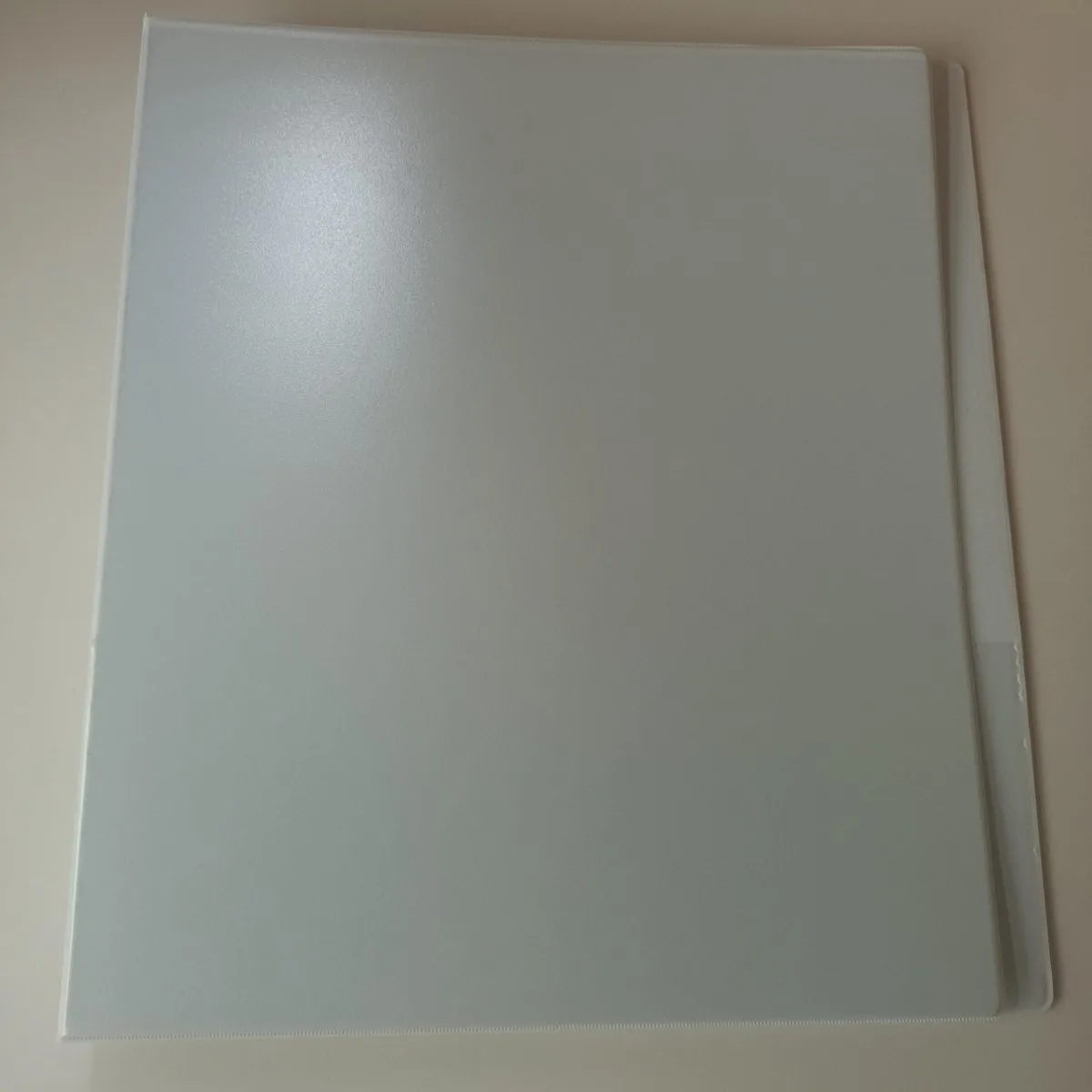 personaliseerbare ringmap, ft A4, 4 D-ringen van 16 mm by Pergamy in White – product photo