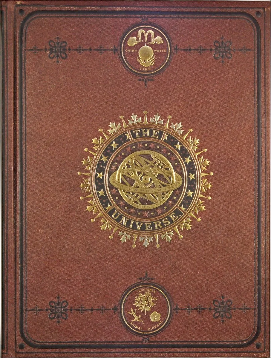 Bookbound notitieboek - The Universe - 16x21 cm fra Peter Pauper i BruinGoud – produktbillede