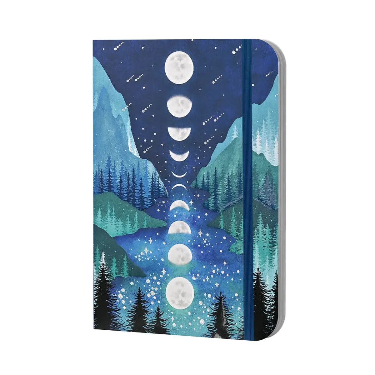 compacte notitieboek Peter Pauper Lunar Wilderness fra Peter Pauper i Flerfarvet – produktbillede