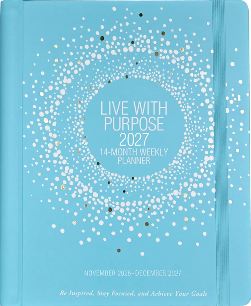 Live with Purpose Weekly Planner 2027 de Peter Pauper en Multicolore – photo produit