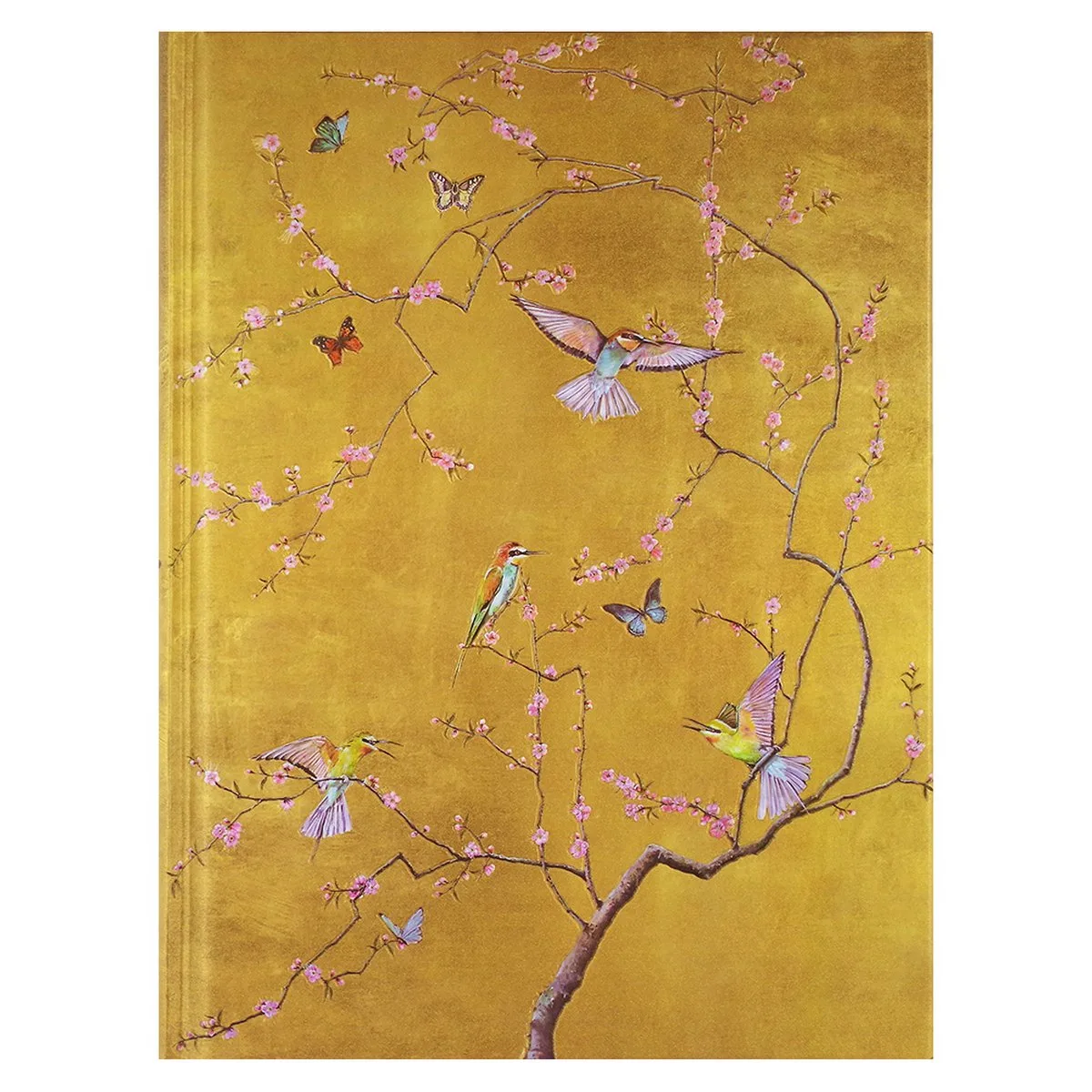 notitieboek - Golden Flight - 16,5x21,6cm från Peter Pauper i Brun – produktbild