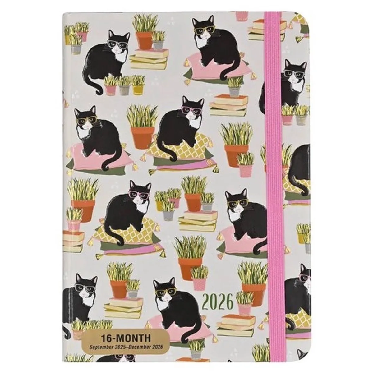 Smarty Cats compacte agenda 16-mnds - 2026 - Agenda - 9781441345486 van Peter Pauper in Meerkleurig – productfoto