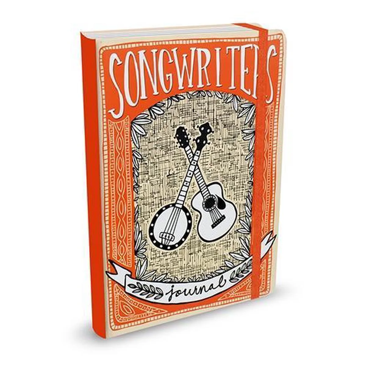 Songwriters notitieboekje de Peter Pauper en Orange – photo produit