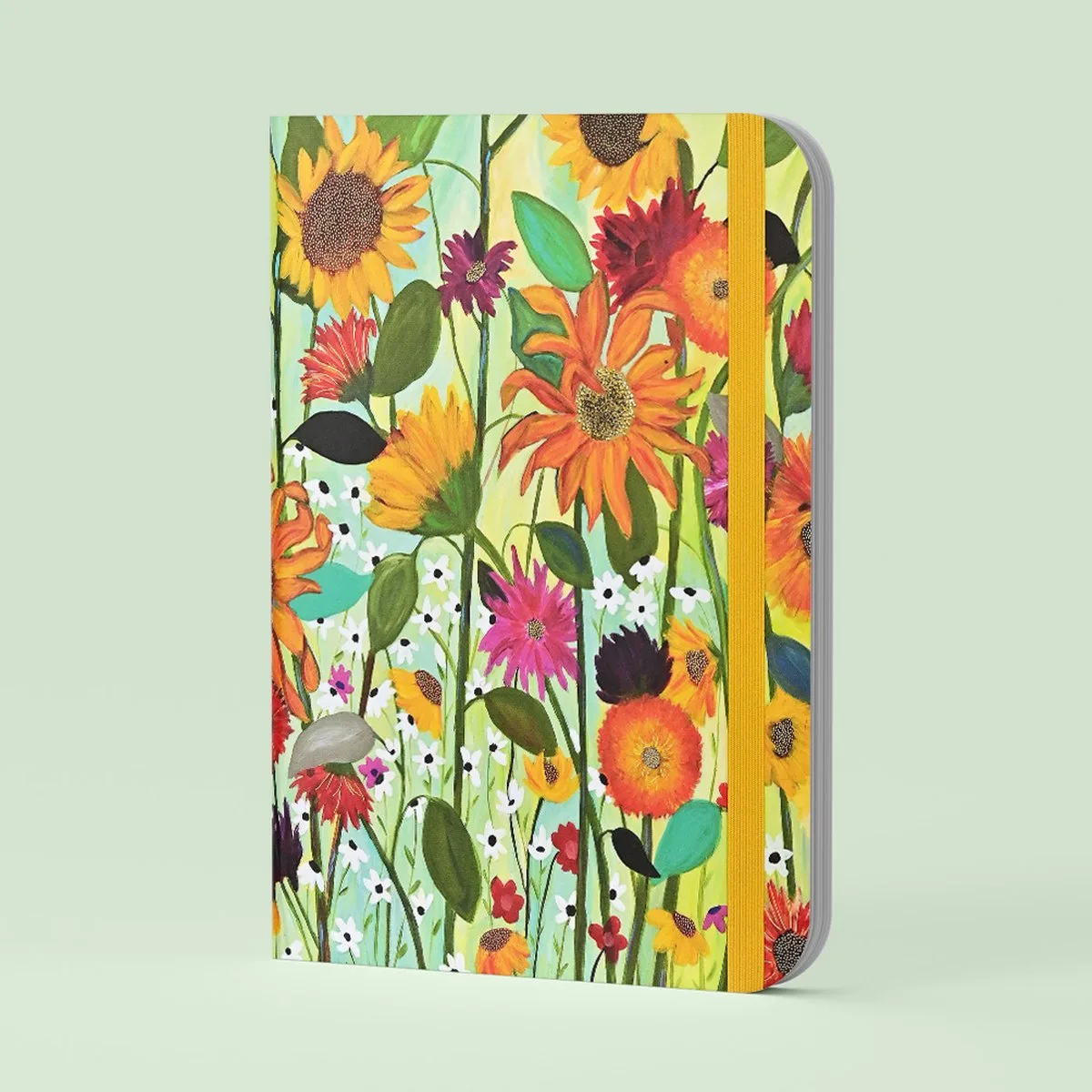 "Sunflower Dreams Journal (Diary, Notebook)" fra Peter Pauper i Flerfarvet – produktbillede