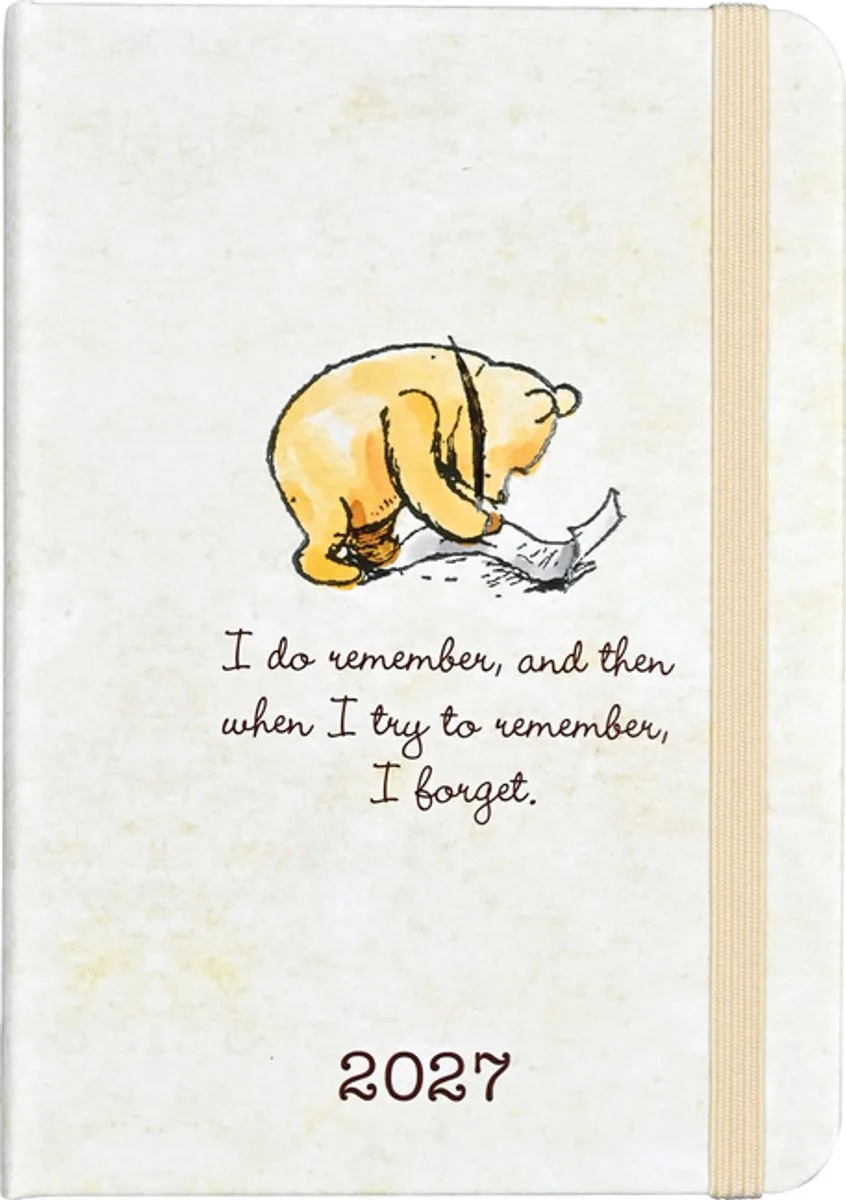 Winnie-the-Pooh Compact diary 16-mnds 2027 de Peter Pauper en Multicolore – photo produit