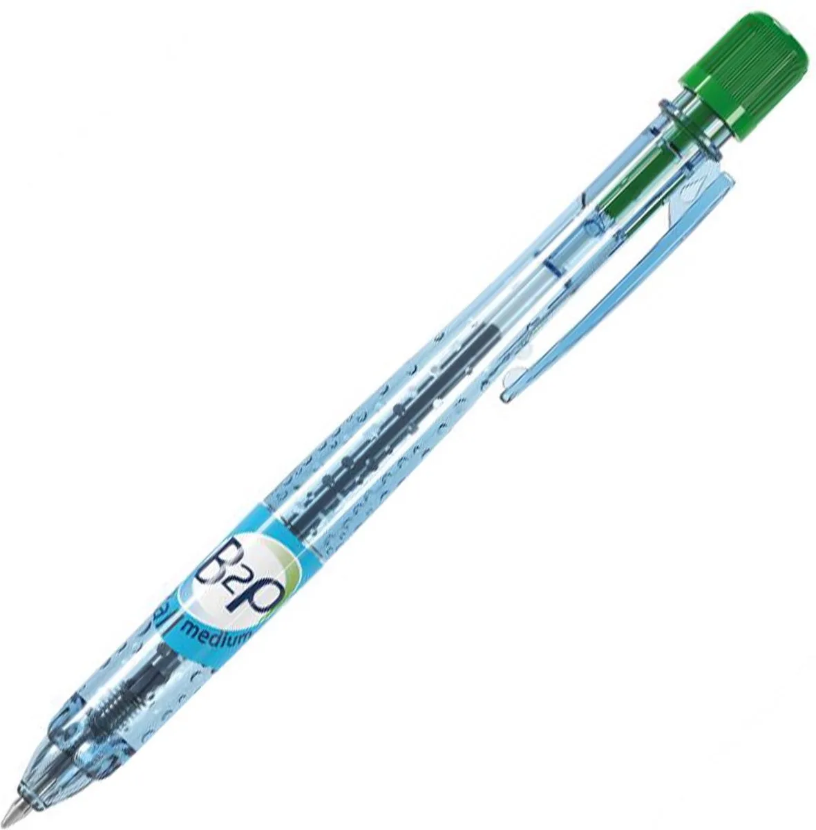 B2P Ball Begreen - Groene balpen met 1.0mm medium punt de Pilot en Vert – photo produit